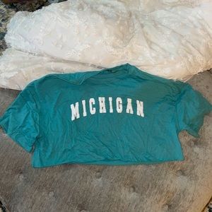 michigan crop tee